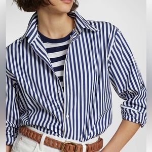 Polo Ralph Lauren women relaxed fit striped shirt size 0